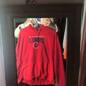 College sweatshirt